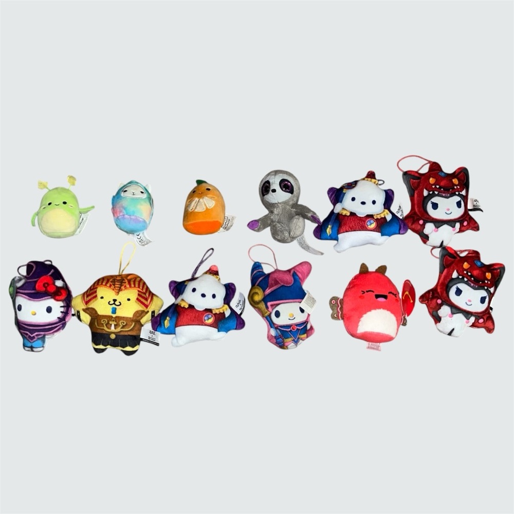 Colorful Plush Toy Set for Kids